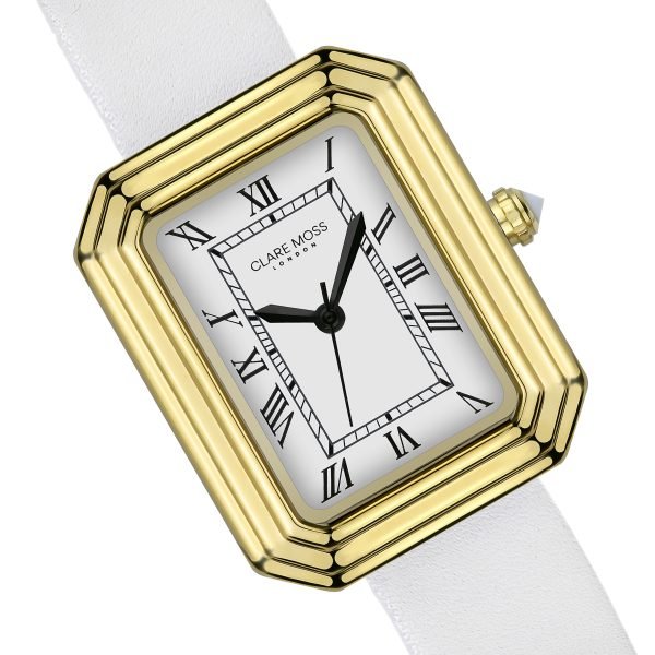 Piccadilly White  Padded and stitched smooth