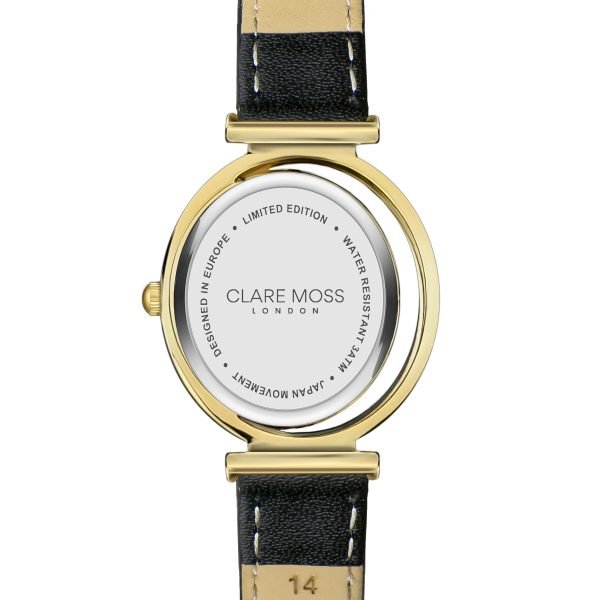 Clare Black  Padded and stitched smooth