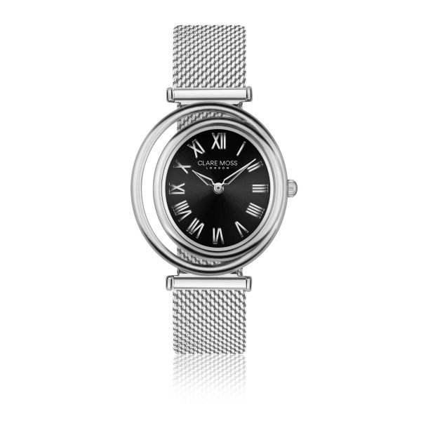Clare Petite  Silver Mesh
