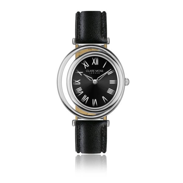 Clare Petite  Black  Padded and stitched smooth