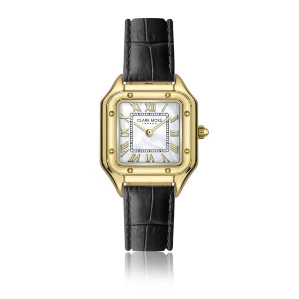 Charlotte Black  Padded and stitched smooth