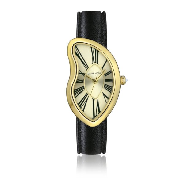 Old money sunray Black Padded and stitched smooth